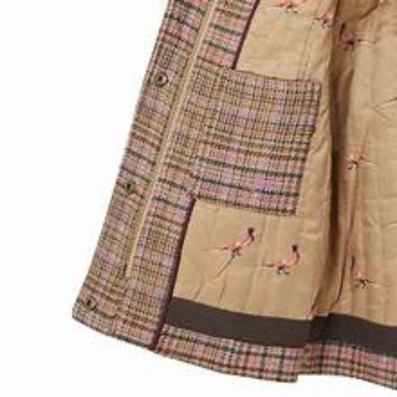 Joules Fieldcoat pink tweed jacket - Picture 7 of 9